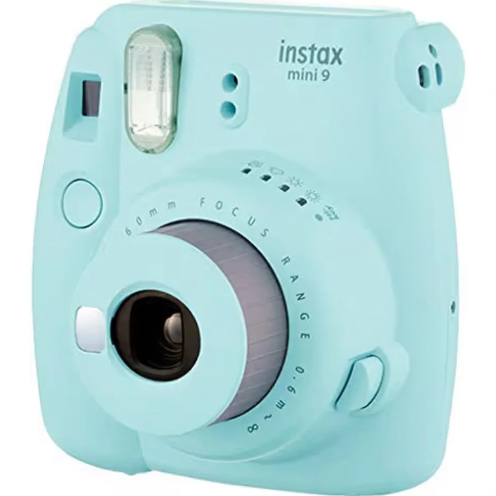 Fugifilm instax mini instant camera ice blue, 2.7x4.7x4.6 EUC